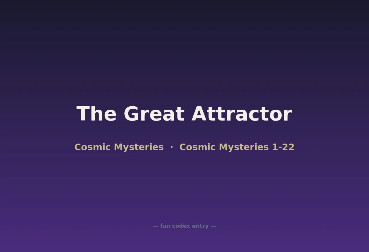 The Great Attractor