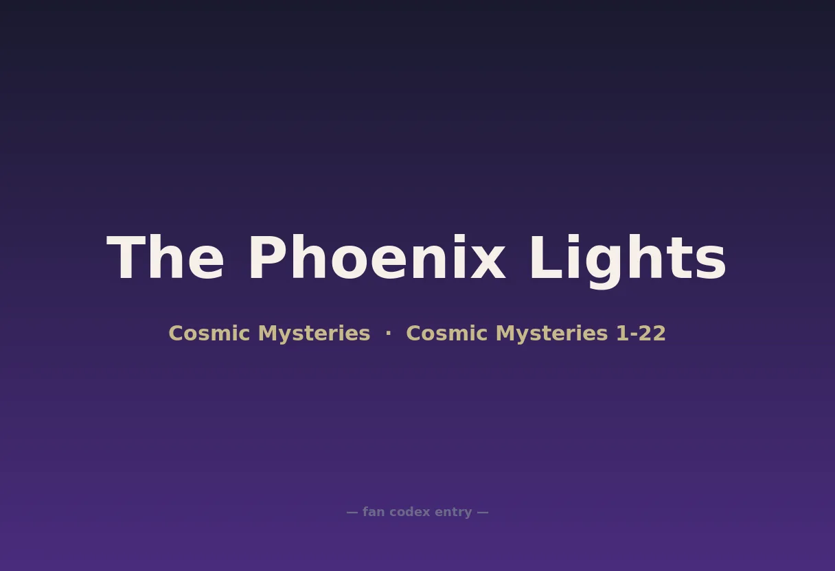 The Phoenix Lights